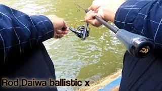 Trying Rod Daiwa Ballistic X On The River  Vlog 8 [upl. by Elephus]