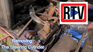 Leyland power steering cylinder removal [upl. by Dnaltruoc128]