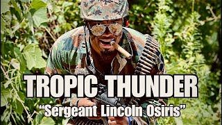 Tropic Thunder quotSergeant Lincoln Osirisquot aka Robert Downey Jr [upl. by Shiff]