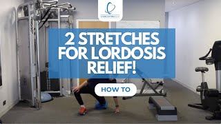 2 Stretches to Fix Lordosis Improve Your Posture Today [upl. by Annauqal]