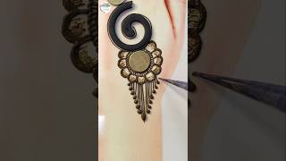 Beautiful trick mehndi design using mortin mehndi design videos new shorts youtubeshorts [upl. by Fugazy]