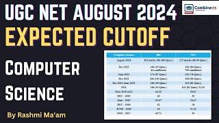 UGC NET Computer Science Expected Cutoff AUGUST 2024 [upl. by Atteroc]