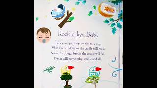 Rock a Bye Baby Lullaby Lyrics Nursery Rhyme Song for Kids  lullabyforbabies Storytimewithgitte [upl. by Nomae990]