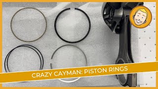 quotCrazy Caymanquot Engine Assembly  Piston Rings [upl. by Kabob]