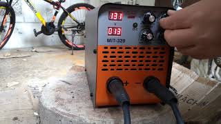 Mitsushi 320 Inverter Welding Machine unbox and test [upl. by Dave354]