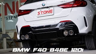 BMW F40 B48E 120i GPF  Stone Valvetronic Catback Exhaust Sound [upl. by Berkow]