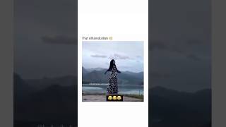 Woman Spreads Her Hands Looks Back amp Tumbles Down the Hill 😂⛰️ EpicFail funnyvideo viralvideo [upl. by Herr]