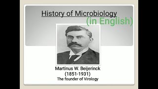 Martinus Beijerinck contribution to microbiology  Discovery of Virus [upl. by Darcia]