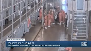 Newly leaked Florence Arizona prison video shows inmates trap officers in stairwell [upl. by Martine]