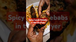 Spicy Lamb Kebabs made in the air fryer Lamb Kebabs Spicy Food [upl. by Ramaj]