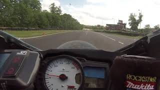 CCS Racing Summit Point 52719 Amateur Heavyweight Superbike Crash [upl. by Icrad]