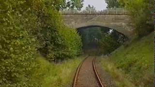 Fahrt auf der Strecke Erbach Westerwald Bad Marienberg 24091994 [upl. by Sillsby]