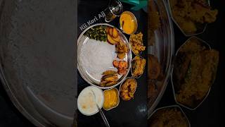 Chicken Thali chicken rice dal youtubeshorts shorts KiiKoriAjj [upl. by Anwahs86]