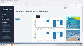 Simple example of mineral equilibrium in water with Phreeqc and Aquifer App  Tutorial [upl. by Stern]