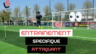 Entrainement SPÉCIFIQUE ATTAQUANT 5 Exercices pour améliorer sa Finition devant le but 🎯 [upl. by Kliber988]