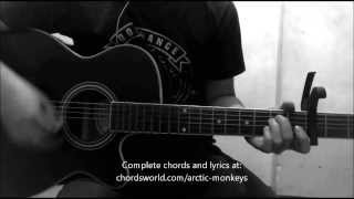 Do I Wanna Know Chords by Arctic Monkeys  How To Play  chordsworldcom [upl. by Eenat487]