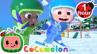 JJs Ski Song with Miss Appleberry  CoComelon Nursery Rhymes amp Kids Songs [upl. by Mutz]