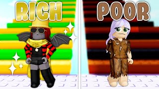 RICH VS POOR Obby With Moody Roblox [upl. by Eceela]