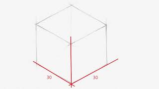 Isometrie Würfel Freihandzeichnung [upl. by Yznil]