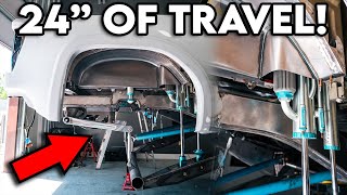 Kibbetech BedCage Install  We Find Out How Much 4 Link TRAVEL  2023 GMC Prerunner Suspension [upl. by Alexandria]