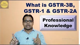 What is GSTR3B  GSTR1 and GSTR2A  Who will file GSTR3B  GSTR1  GSTR2AHindi Video [upl. by Akeenahs548]