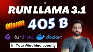 Run Llama 31 405B with Ollama on RunPod Local and Open Web UI [upl. by Henryson]