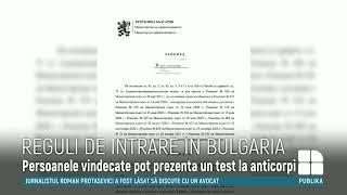 Moldovenii care vor să meargă în Bulgaria OBLIGAȚI să respecte următoarele REGULI de intrare [upl. by Ocramed]