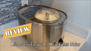 Lello 4080 Musso Lussino 15Quart Gelato Maker Review  Is It Worth It [upl. by Vaish]