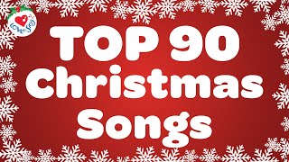 Top 90 Christmas Songs with Lyrics 🎅 Merry Christmas 2024 [upl. by Asel603]