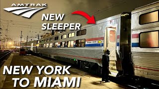 New York to Miami onboard Amtraks BRAND new SLEEPER Viewliner  Silver Meteor [upl. by Oiramej]