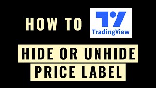 How to Unhide or Hide Price Label in TradingView [upl. by Menashem]