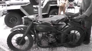 Dnjpr M 72  Sidecar motorcycle from 1950 [upl. by Dnomaj]