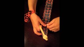 Rainbow Loom Jack OLantern amp Pumpkin extention Halloween Bracelet [upl. by Warde]