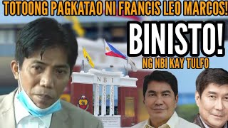 FRANCIS LEO MARCOS BINISTO NG NBI KAY TULFO flm francisleomarcos marcos [upl. by Nylirret]