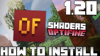 How To Install OPTIFINE 1201206 and SHADERS 1201206 in Minecraft [upl. by Martres]