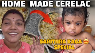 😍HOME MADE CERELAC Recipe ☝🏻  Sarithraa Kaga Special 🥳  SnehaLyfStyle [upl. by Erdei]