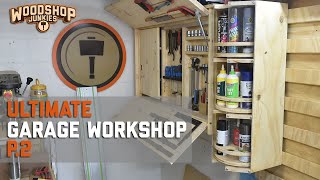 Maximizing Garage Workshop Storage  Spray Paint and Chemical Cans [upl. by Saul]