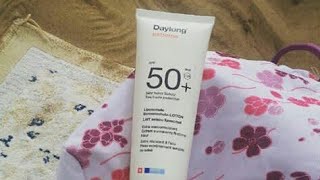 REVIEW 3 Daylong extreme SPF 50 Lotionواقي الشمس كيدوم مدة اطول ؟؟ [upl. by Duaner]