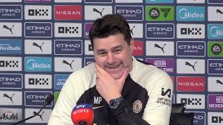 Mauricio Pochettino Post Match Interview Today  Man City 11 Chelsea [upl. by Tomlinson596]