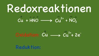 Redoxreaktionen  Redoxgleichungen aufstellen  Oxidationszahlen [upl. by Oibaf358]