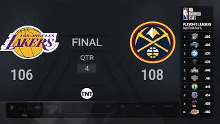 Los Angeles Lakers  Denver Nuggets Game 5 NBAPlayoffs presented by Google Pixel Live Scoreboard [upl. by Chaille]