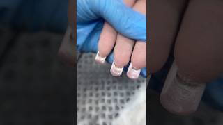 Deep Filing😍 nails manicure manicuretutorial nailtutorial nailfile acrygel nailtutorial [upl. by Rozelle46]