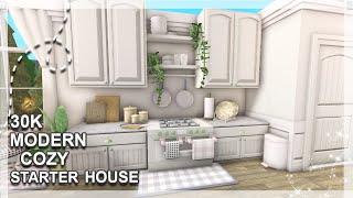 BLOXBURG  30K MODERN COZY STARTER HOUSE  2 STORY [upl. by Perrin]