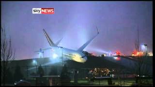 Atlanta Delta Plane Crashes After Rolling Off Runway [upl. by Aneer251]