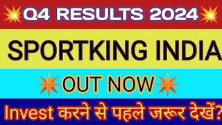 Sportking India Ltd share latest News Today Fundamental Analysis Video l Next Target 🎯 [upl. by Noxaj]