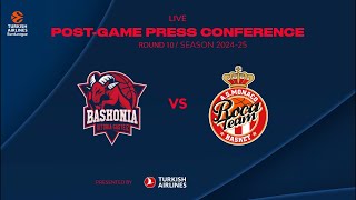 📹 Rueda de prensa postpartido Baskonia  AS Monaco EuroLeague R10 [upl. by Lundeen]