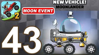 Hill Climb Racing 2  Gameplay Walkthrough Part 43  Moonlander amp Moon Jump Event iOS Android [upl. by Nayhr]