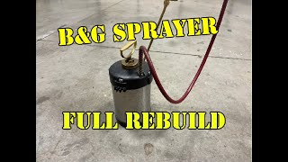 BampG Sprayer repair Pump not building pressure amp broken wand [upl. by Trueman]