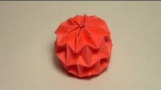 Mini Magic ball origamifolding instrusions [upl. by Basile]