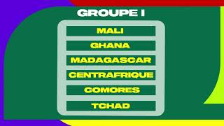 Éliminatoires Coupe du monde 2026  tous les groupes de la zone Afrique [upl. by Sheba]